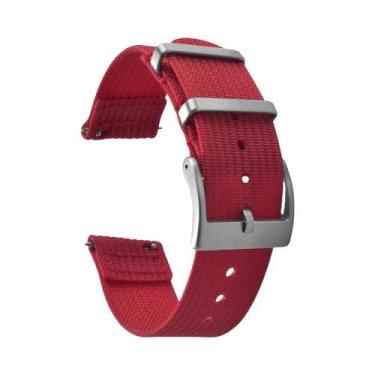 Imagem de Pulseira De Relógio De Nylon Canelada De Liberação Rápida 18mm 20mm 22