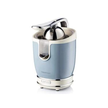 Imagem de Espremedor de Frutas 413 com Alavanca de Pressão e Design Retrô Azul Ariete