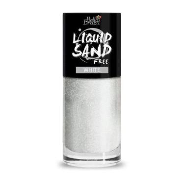 Imagem de Liquid Sand 1312 White Esmalte Efeito Cristal 9ml Bella Brazil