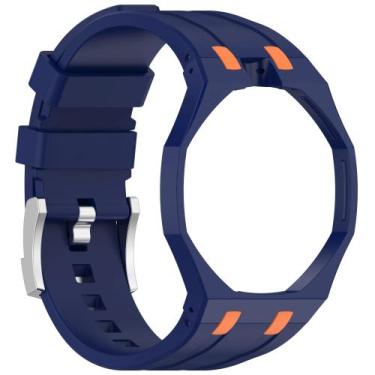 Imagem de Swatch X AP Royal Pop 2 Em 1: Capa De PC Com Pulseira De Silicone E Co