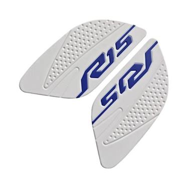 Imagem de Adesivos De Borracha Antiderrapantes Para Tanque Yamaha R15 R15M, Ades
