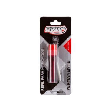 Imagem de Refil de Caneta para Quadro Branco 5,5 ml Vermelho BRW 01un