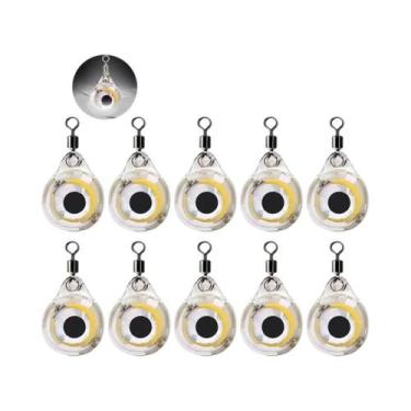 Imagem de Mini Luz LED Para Pesca Em Formato De Olho 10-50 Peças Isca Luminosa P
