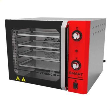 Imagem de Forno Industrial Convector Venâncio Elétrico Smart Basic Vermelho 4 Es