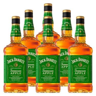 Imagem de Whisky de Maçã Verde Jack Daniel's Apple 1l 6 Unidades