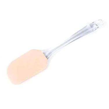 Imagem de 2 Peças - Espátula Silicone Cabo Acrílico Para Massas - Rosa