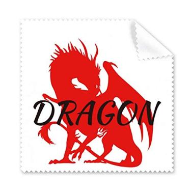 Imagem de Limpador de óculos com tela de celular, dragão mito, leste oeste, 5 peças