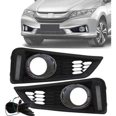Imagem de Kit LED DRL Honda Novo City 2014 2015 2016
