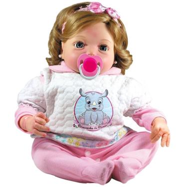 Boneca Bebe Reborn Yasmin Cegonha Reborn Dolls Mais 9 Acessórios 48cm em  Promoção na Americanas