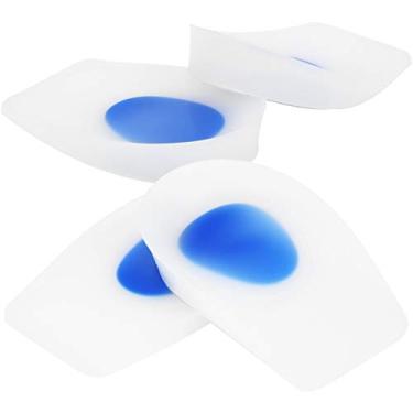 Imagem de Meia palmilha para sapatos, reduzindo a tensão e a pressão de silicone no calcanhar, para sapatos em casa, viagens ao ar livre