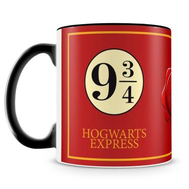 Imagem de Caneca Personalizada Hogwarts Express (Preta)