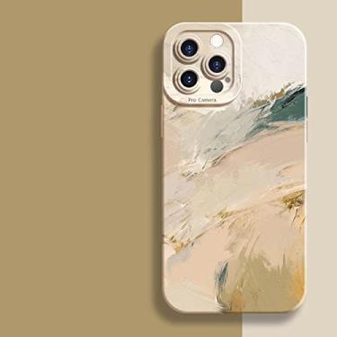 Imagem de Capa de pintura em aquarela para iPhone 11 12 13 14 Pro Max Mini XR XS X 7 8 Plus SE 2020 Arco-íris Capa de silicone tpu macia à prova de choque, 4, para iPhone SE 2020