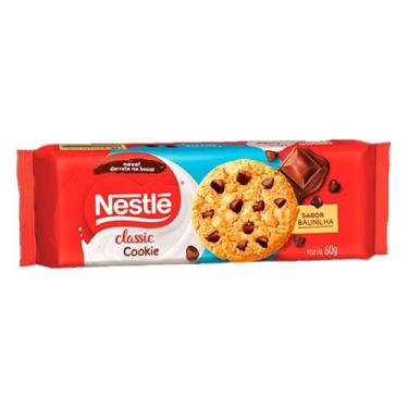 Imagem de Biscoito Nestlé Cookies Classic Baunilha, Gotas De Chocolate, 60G - Em