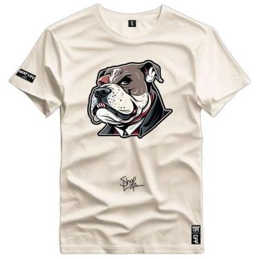Imagem de Camiseta Coleção Face Animals Luke Pitbull Angry Shap Life