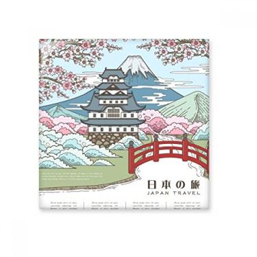 Imagem de Decalque brilhante de azulejo de cerâmica Ukiyo-e Mount Sakura Japan