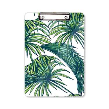 Imagem de Folha verde céu feliz prancheta pasta placa de apoio A4