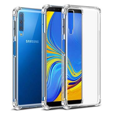 Imagem de Capa Anti Shock Para Samsung Galaxy A7 2018, Cell Case, Capa Anti-Impacto, Transparente