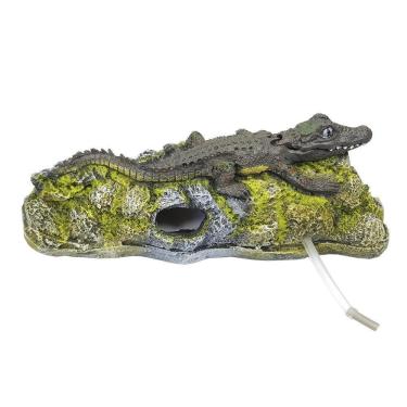 Imagem de Enfeite Para Aquário - Jacaré Móvel