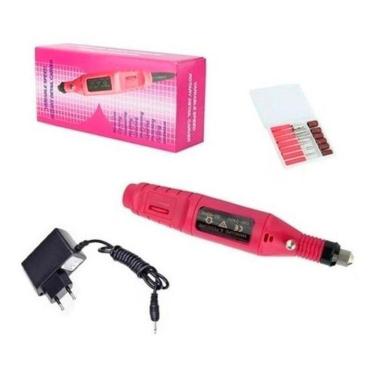 Imagem de Lixadeira Elétrica Lixa Motor Unha Gel Acrygel Porcelana