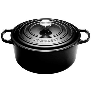 Imagem de Panela Redonda Signature 24 cm Preto Black Onix Le Creuset