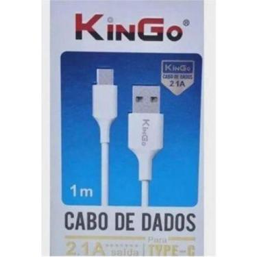 Imagem de Cabo Dados Carga Kingo Tipo-C V8 Lightning Usb Motorola Lg Samsung