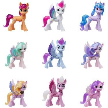 Imagem de My Little Pony: Um brinquedo de coleção de gala da nova geração para crianças - 9 Figuras de Pônei, 13 Acessórios, Pôster (Exclusivo da Amazon)