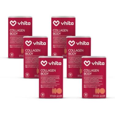 Imagem de Colágeno Hidrolisado e Isolado Proteína Body Balance 15g Com Vitaminas, 30 doses (6 unidades) - Vhita