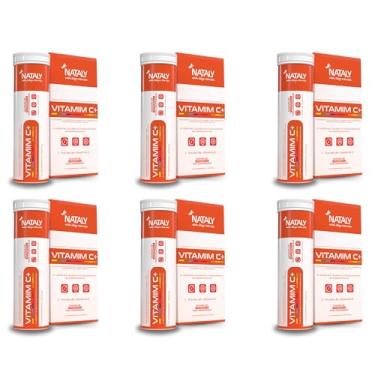 Imagem de 6x Vitamim C+ Vitamina C 10 Comprimidos Efervercentes Nataly