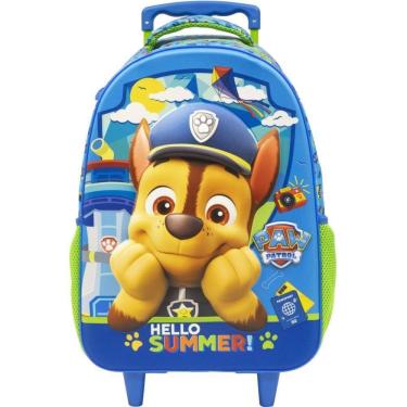 Imagem de Mochila Infantil Com Rodinha Patrulha Canina Se