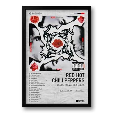 Imagem de Genérico Quadro Álbum Blood Sugar Sex Magik - Red Hot Chili Peppers - 40x60cm - Arte para Parede - Retrô - Indoor