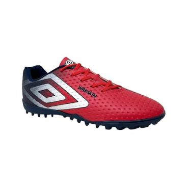 Imagem de Chuteira Umbro Society Warskin Adulto U01FB00162 Cor:Vermelho;Tamanho:40
