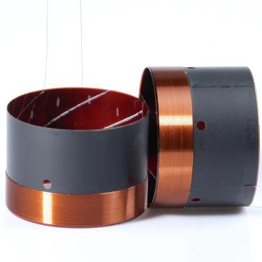 Imagem de Bass Voice Coil Woofer Speaker Repair Parts  50 Núcleo  alumínio preto  fio de cobre redondo  2