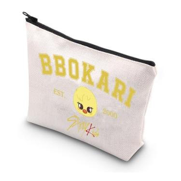 Imagem de WSNANG K-POP Group Gift SKZ Character Cosmetic Bag Stay Fandom Makeup Bag K-POP Lovers Gift SKZ Merchandise, Bolsa BB00, One Size, Moderno