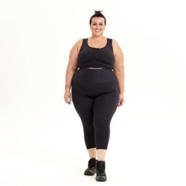 Imagem de Calça Corsário Feminina Cós Alto Conforto Esporte Plus Size-Feminino