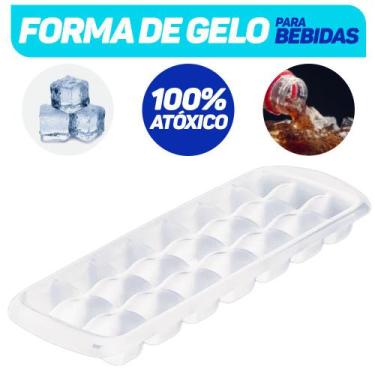 Imagem de Forma De Gelo Para Bebidas Plástico Durável Resistente Sanremo