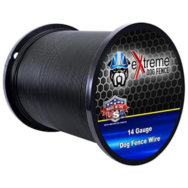 Imagem de Extreme Dog Fence Fio de cerca para cães de grau industrial – 150 metros de fio elétrico de cerca para cães mais grosso de longa duração disponível, calibre 14 (AWG) resistente a UV e submersível