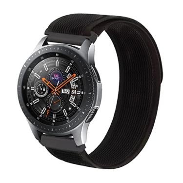 Imagem de Pulseira Nylon Nova marca 123smart Compativel com Galaxy Watch 42mm / Gear Sport R600 / Gear S2 Classic R732 Marca 123Smart - Preto