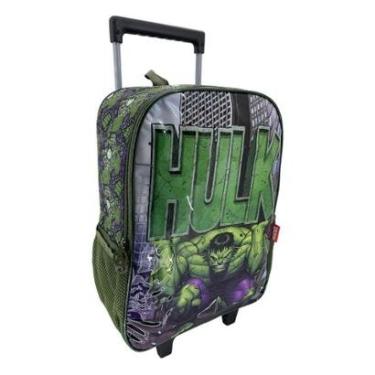 Imagem de Mochila De Rodinhas Hulk 39575 - Juvenil-Masculino