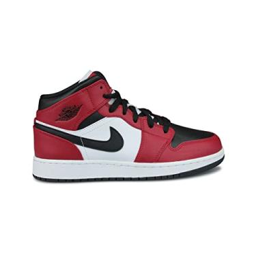 Imagem de Nike Jordan Air 1 Mid GS Chicago Black Toe 554725-069 Size 4.5