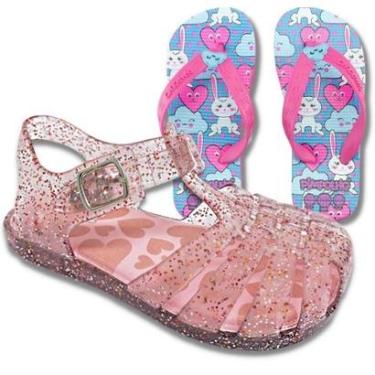 Imagem de Kit Sandália Colorê e Chinelo Pimpolho-Feminino
