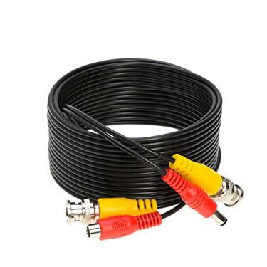 Imagem de Cables Direct Online Cabo de alimentação de vídeo BNC pré-fabricado preto de 9,5 m para CCTV, câmera de segurança, DVR, sistema de vigilância, cabo plug & play tudo em um