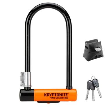 Imagem de Kryptonite Evolution Padrão 14 mm U-Lock Trava de bicicleta com suporte FlexFrame-U