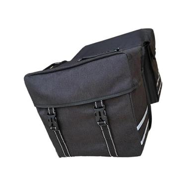 Imagem de Generic Bolsa de selim de bicicleta dupla face, bolsa de porta-malas 25l, pacote de carga, cestos duplos para ciclismo, compras, montanha, estrada