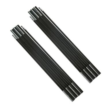 Imagem de MERIGLARE Pólos de Barraca de Fibra de Vidro de Substituição Preto Pré-montado Pólos de Tenda Fácil de Instalar Haste de Fibra de Vidro Leve para Tendas de Pesc, 3,4 m 2 pessoas
