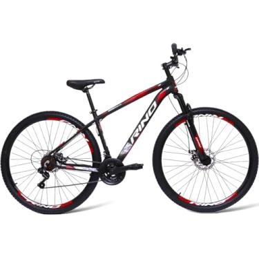 Imagem de Bicicleta Aro 29 Rino Start 21 Velocidades (Preto/Vermelho, 21)