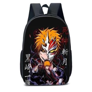Imagem de MOCHILA ESCOLA INFANTIL JUVENIL ANIME MENINO METADE MONSTRO-Unissex