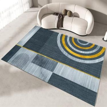 Imagem de Tapetes para sala de estar, decoração moderna para casa, tapetes para quarto, cabeceira, tapete leve, luxuoso, tatami, flanela, 2.200 x 300 cm, 78,7 x 118 pol.