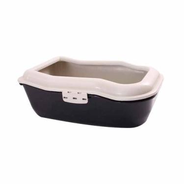 Imagem de Bandeja Higiênica DuraPets Furbox Preta para Gatos