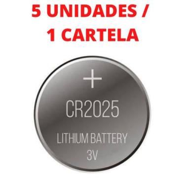 Imagem de Pilha Bateria Lithium Cr2016/Cr2025/Cr2032 3v Botão Moeda Elgin Cartel