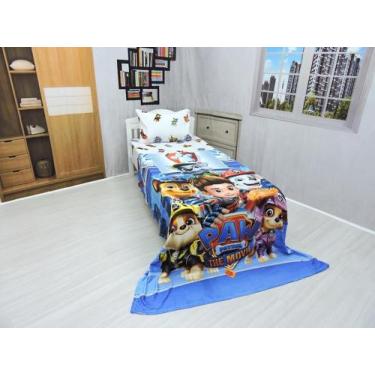 Imagem de Manta Ultrasoft Lençol De Elástico Patrulha Canina 3 - 3pçs - Fantasia
